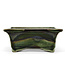 Rectangular green bonsai pot by Terahata Satomi Mazan - 140 x 122 x 58 mm