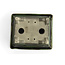 Pot à bonsaï rectangulaire vert par Terahata Satomi Mazan - 140 x 122 x 58 mm