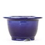 Round blue Bonsai bonsai pot - 83 x 83 x 50 mm