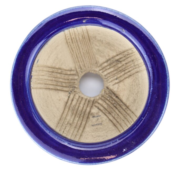 Pot à bonsaï Bonsaï rond bleu - 83 x 83 x 50 mm