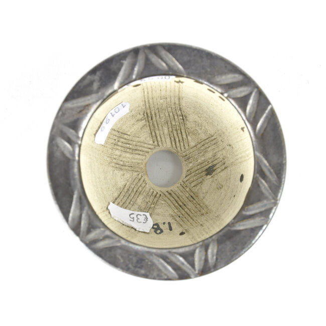 Pot à bonsaï rond en bronze Sa Ra Ku - 107 x 107 x 58 mm