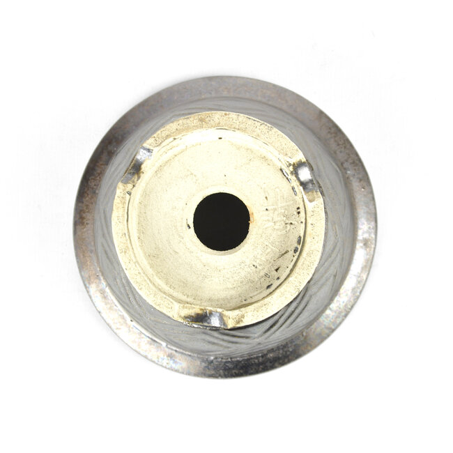 Maceta redonda de bronce esmaltado para bonsái Sa Ra Ku - 107 x 107 x 58 mm
