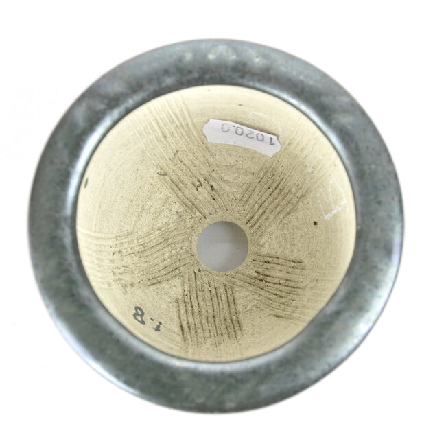 Pot à bonsaï rond gris Sa Ra Ku - 106 x 106 x 60 mm