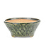 Round green Bonsai bonsai pot - 122 x 122 x 55 mm