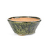 Round green Bonsai bonsai pot - 122 x 122 x 55 mm