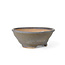 Pot à bonsaï rond marron - 112 x 112 x 45 mm