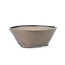 Pot à bonsaï rond marron - 123 x 123 x 50 mm