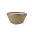 Round brown Bonsai bonsai pot - 106 x 106 x 60 mm