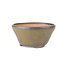 Pot à bonsaï rond marron - 106 x 106 x 60 mm