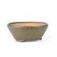 Round brown Bonsai bonsai pot - 116 x 116 x 45 mm