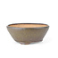 Pot à bonsaï rond marron - 116 x 116 x 45 mm