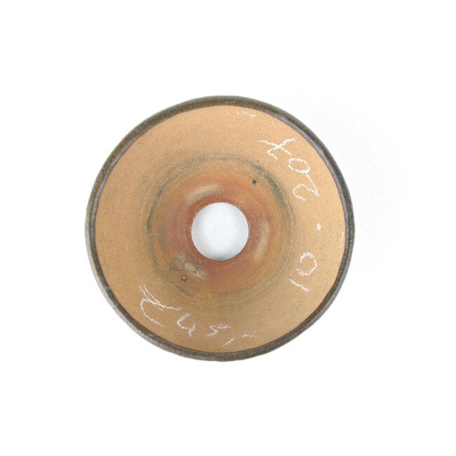 Pot à bonsaï rond marron - 116 x 116 x 45 mm