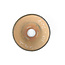 Pot à bonsaï rond marron - 116 x 116 x 45 mm