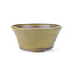 Round green Bonsai bonsai pot - 115 x 115 x 60 mm