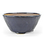 Round blue Bonsai bonsai pot - 125 x 125 x 60 mm