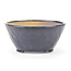 Ronde blauwe Bonsai bonsai pot - 125 x 125 x 60 mm