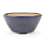 Round blue Bonsai bonsai pot - 125 x 125 x 60 mm