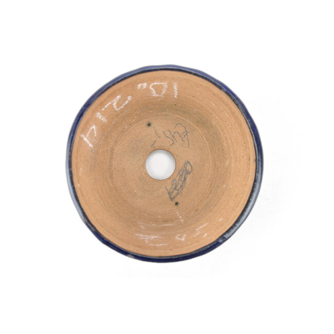 Pot à bonsaï rond bleu Bonsaï - 112 x 112 x 55 mm