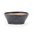 Round blue Bonsai bonsai pot - 111 x 111 x 45 mm