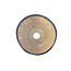 Pot à bonsaï rond bleu Bonsaï - 111 x 111 x 45 mm