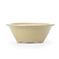 Maceta de bonsai beige redonda - 130 x 130 x 55 mm