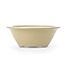 Pot à bonsaï rond beige - 130 x 130 x 55 mm