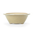 Pot à bonsaï rond beige - 130 x 130 x 55 mm