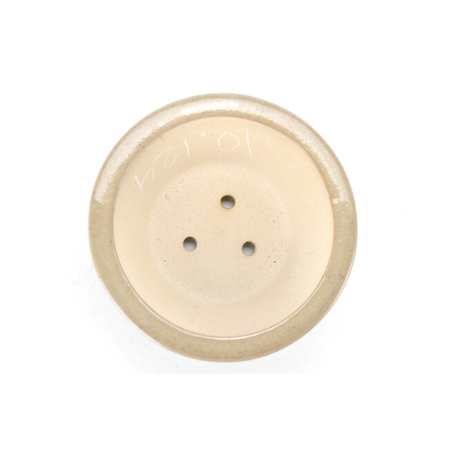 Runde Bonsaischale beige - 130 x 130 x 55 mm