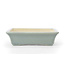 Rectangular light blue bonsai pot - 140 x 102 x 40 mm