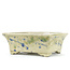 Maceta rectangular para bonsáis multicolor de Terahata Satomi Mazan - 160 x 135 x 63 mm