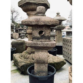Japanese Stone Lantern Oribe Gata Ishidōrō 150 cm