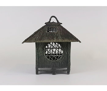 Japanse antieke metalen lantaarn Koya Tsuridōrō 24 cm