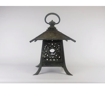 Japanese Antique Metal Lantern Hi no Maru Tsuridōrō 51 cm