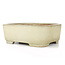 Rectangular beige bonsai pot by Yamafusa - 317 x 240 x 113 mm