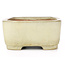 Maceta de bonsai rectangular beige de Yamafusa - 317 x 240 x 113 mm