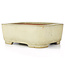 Rectangular beige bonsai pot by Yamafusa - 317 x 240 x 113 mm