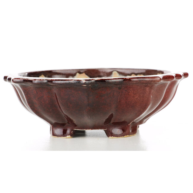 Pot rond en forme de lotus