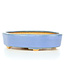 Vaso bonsai ovale blu di Hattori - 130 x 95 x 30 mm