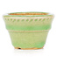 Vaso per bonsai rotondo verde di Hattori - 65 x 65 x 43 mm