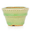 Vaso per bonsai rotondo verde di Hattori - 65 x 65 x 43 mm