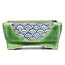 Maceta de bonsái verde rectangular de Terahata Satomi Mazan - 87 x 65 x 38 mm