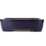 Rectangular blue bonsai pot by Reiho - 355 x 262 x 95 mm