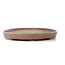 Oval purple bonsai pot by Reiho - 450 x 293 x 32 mm