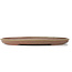 Oval purple bonsai pot by Reiho - 450 x 293 x 32 mm