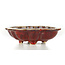Pot à bonsaï Mokko rouge par Sharaku - 182 x 145 x 50 mm