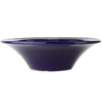 Juetsu Pot à bonsaï rond bleu 260 mm par Juetsu, Japon