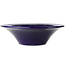 Round blue bonsai pot by Juetsu - 260 x 260 x 85 mm