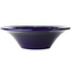 Round blue bonsai pot by Juetsu - 260 x 260 x 85 mm