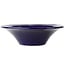 Round blue bonsai pot by Juetsu - 260 x 260 x 85 mm