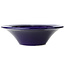 Round blue bonsai pot by Juetsu - 260 x 260 x 85 mm